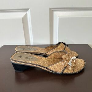 Soft Style by Hush Puppies Cork Sandals Size 10